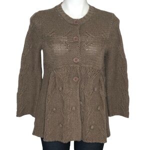 Vertigo Paris wool blend brown sweater, NWT medium